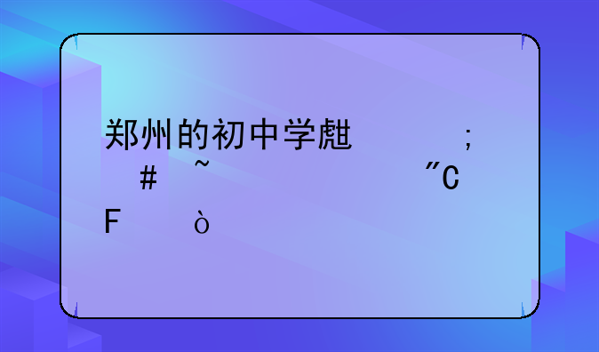 郑州的初中学生怎么查中考成绩呢？